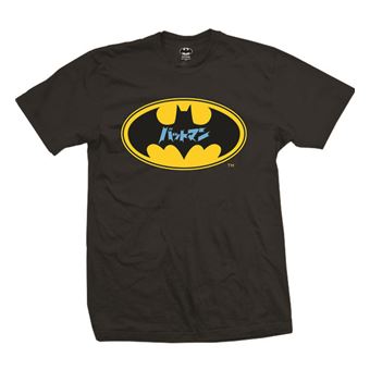 T-Shirt Unisex DC Comics Batman Logo Japonais Noir