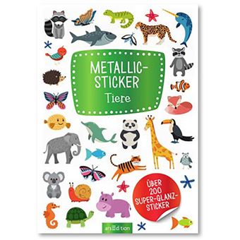 Autocollants métalliques Les animaux