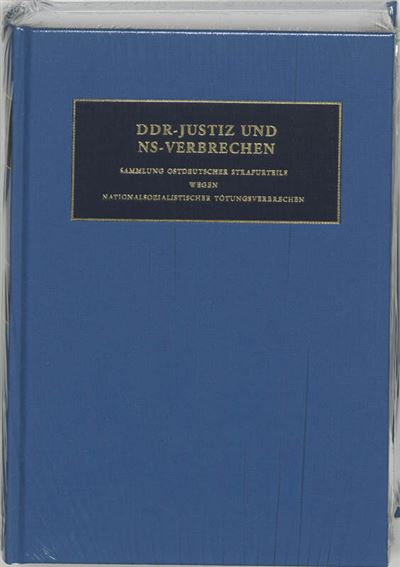 DDR-Justiz und NS-Verbrechen 10 Die Verfahren Nr 1523-1609 des Jahres 1948