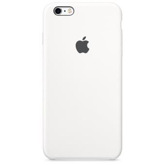 Coque Apple pour iPhone 6s Plus en silicone Blanche