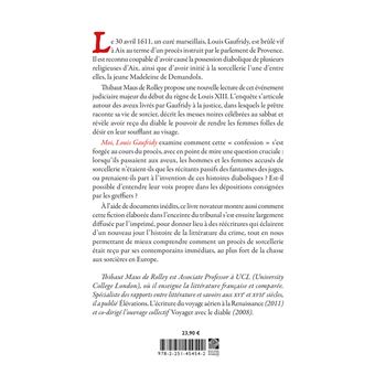 Moi, Louis Gaufridy, ayant soufflé plus de mille femmes