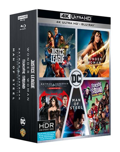 DC Comics Coffret DC Comics films Blu-ray 4K Ultra HD Blu-ray