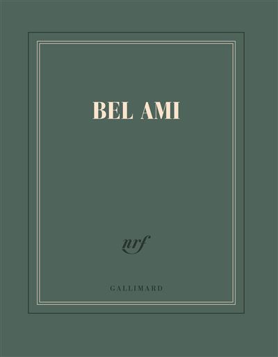 Carnet carre vert ligne bel ami