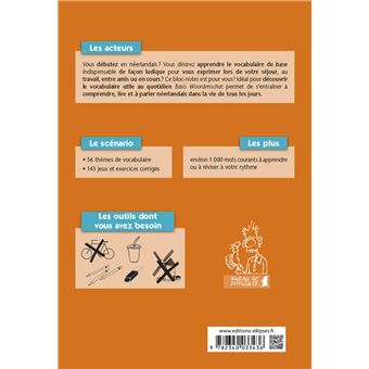 Néerlandais. Basis Woordenschat. 56 fiches pour apprendre ou réviser le vocabulaire néerlandais de base en s'amusant • A1