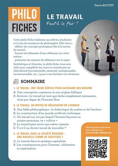 Le travail faut-il le fuir