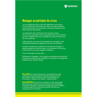 Manager en périodes de crises