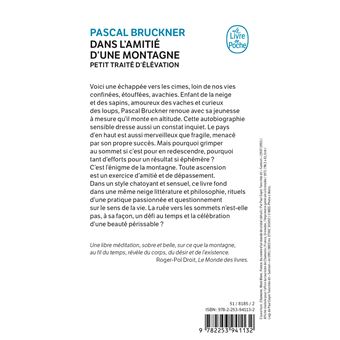 Dans l'amitié d'une montagne