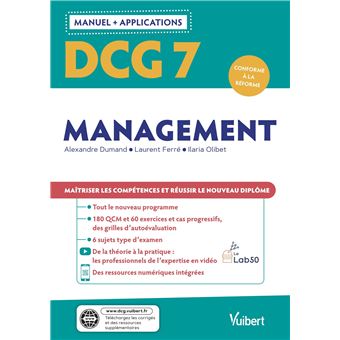 DCG 7 - Management : Manuel et Applications