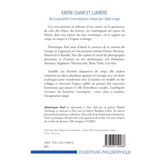 Entre chair et lumière