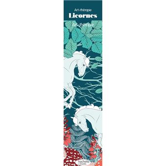 Marque-pages Art-thérapie Licornes