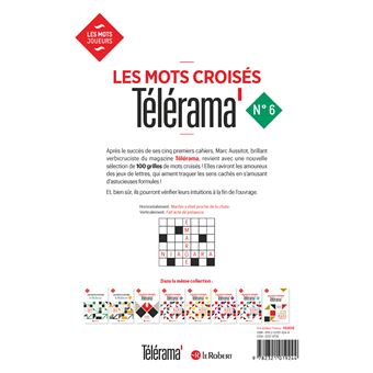 Les mots croisés Télérama numéro 6