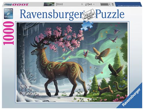 Ravensburger Puzzle 1000 Pièces : Le Cerf Du Printemps