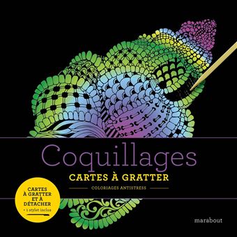 Cartes à gratter - Coquillages