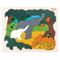 Puzzle 31 pièces Animaux d’Asie Hape