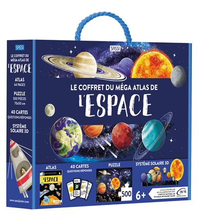 Le coffret du méga atlas de l'espace -  AA.VV. - Boîte ou accessoire