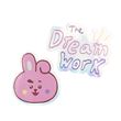 Set de 2 Stickers BT21 The Journey Vinyle Cooky