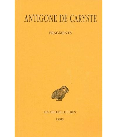 Fragments -  Antigone De Caryste - broché
