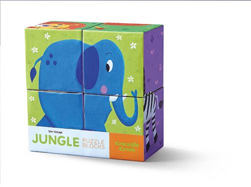 4 PC BLOCK SET/JUNGLE