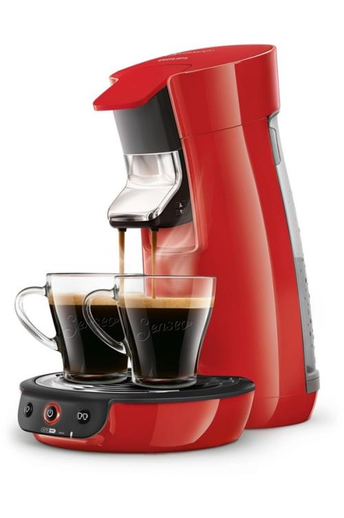 Philips Senseo Viva Café HD7829 - Machine à café - 1 bar - 6 tasses - rouge  monza