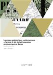 Liste des pépiniéristes conformément à l'article 9, § 6 de la Convention phylloxérique de Berne