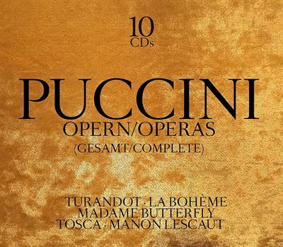 Turandot/boheme/madame butterfly/tosca/manon lescaut