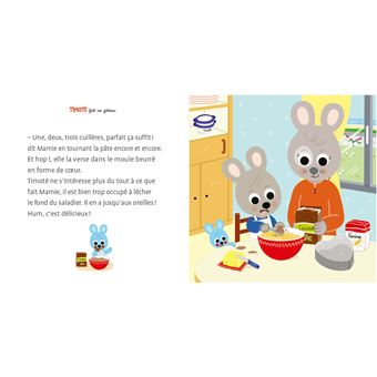 Timoté fait un gâteau