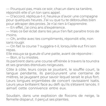 Isatis le renard de la toundra