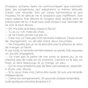 Isatis le renard de la toundra