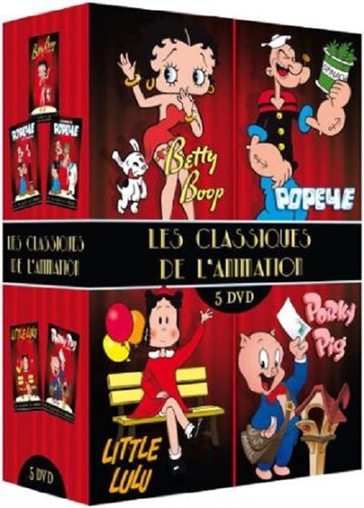 Coffret 5 Classiques de l'animation DVD