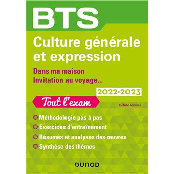 BTS Culture générale et Expression 2022-2023