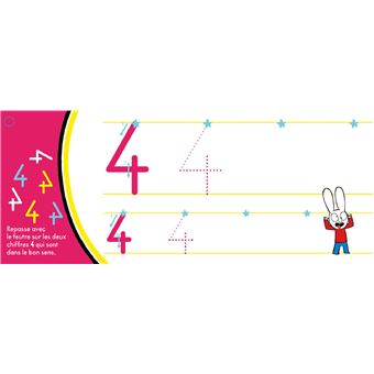 Les incollables - J'apprends à écrire les chiffres avec Simon