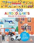 500 autocollants - police et pompiers