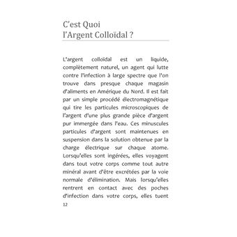 L'Argent Colloïdal - L'Antibiotique  Naturel
