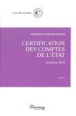Certification des comptes de l'Etat - Exercice 2018