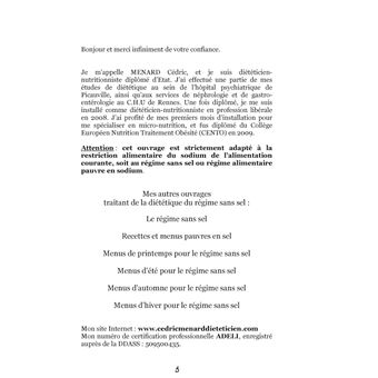 Dictionnaire alimentaire du régime sans sel