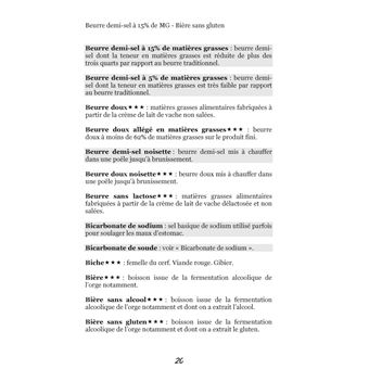 Dictionnaire alimentaire du régime sans sel