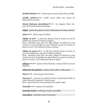 Dictionnaire alimentaire du régime sans sel
