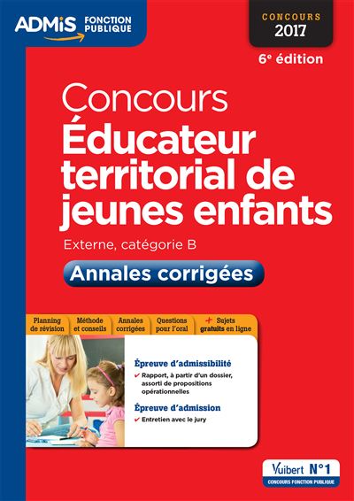 Concours Éducateur territorial de jeunes enfants 2017