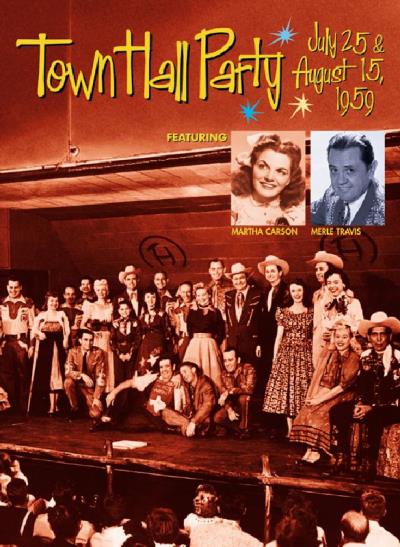 At town hall party 1959