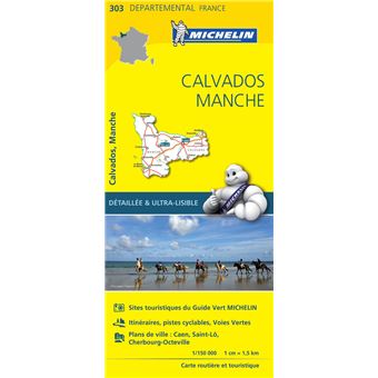 Carte Departemental Michelin Calvados Manche Echelle 1 150 000 Broche Collectif Michelin Achat Livre Fnac