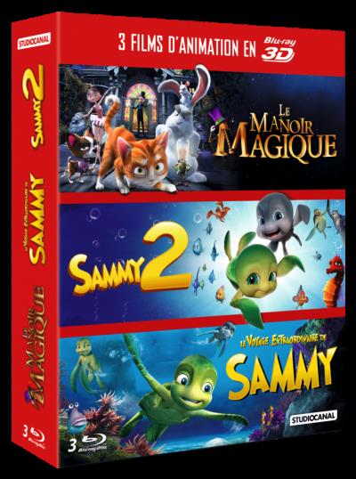 Coffret 3 films d'animation Blu-Ray