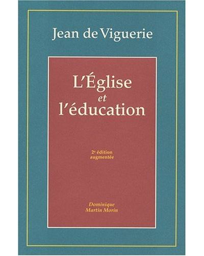 L'Eglise et l'éducation