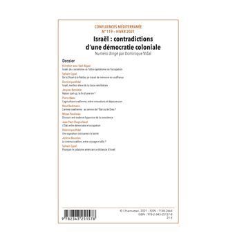 Israël : contradictions d'une démocratie coloniale
