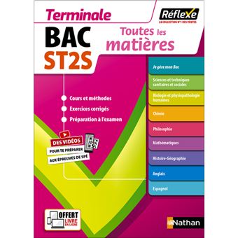 Sciences et technologies de la santé et du social 1ère ST2S (Toutes matières Réflexe N°27) 2023