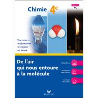 Chimie 4e De l'air qui nous entoure à la molécule - CD-Rom PC