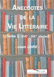 Anecdotes de la Vie Littéraire