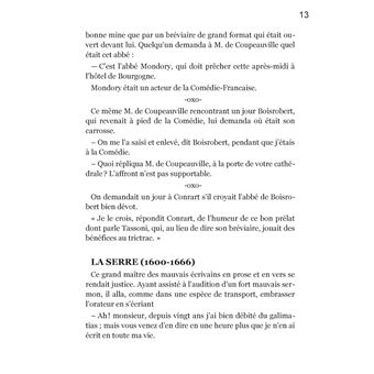 Anecdotes de la Vie Littéraire