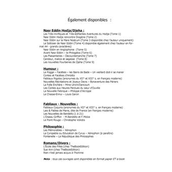 Anecdotes de la Vie Littéraire