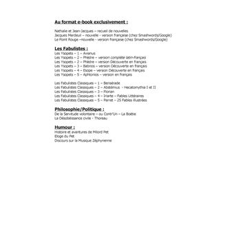 Anecdotes de la Vie Littéraire