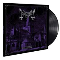 Patch Brodé Mayhem – Misteriis Dom Sathanas (Licence Officielle) | En Polyester, à Coudre Sur Vêtements, Sacs